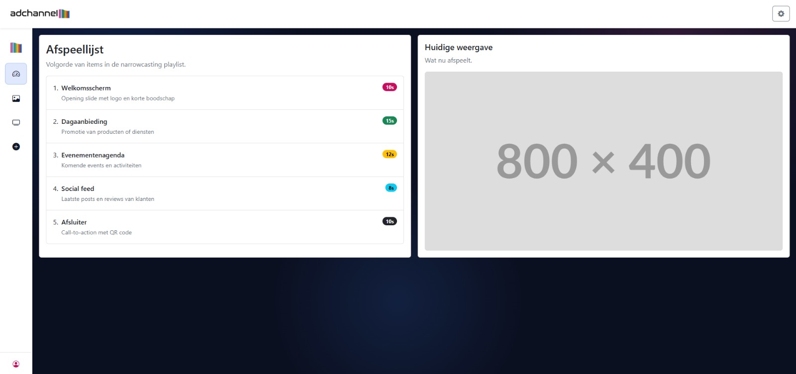 AdChannel preview